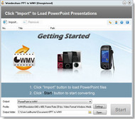 Wondershare PPT to WMV screenshot